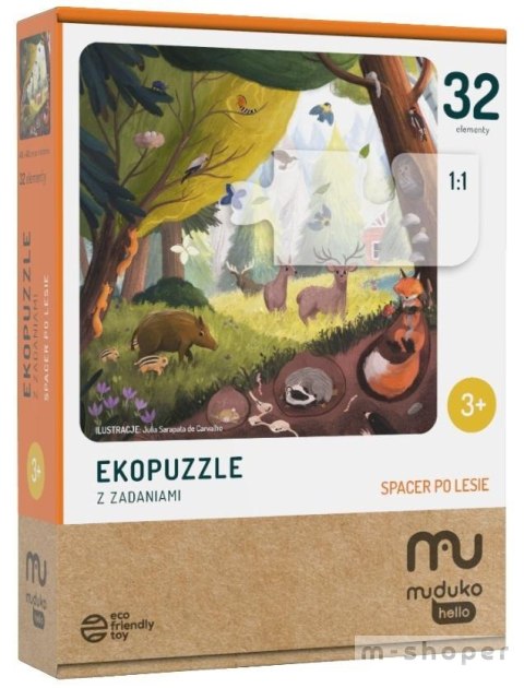 Ekopuzzle 32 Spacer po lesie MUDUKO