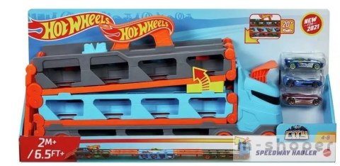 Hot Wheels City Wyścig transporter 2w1