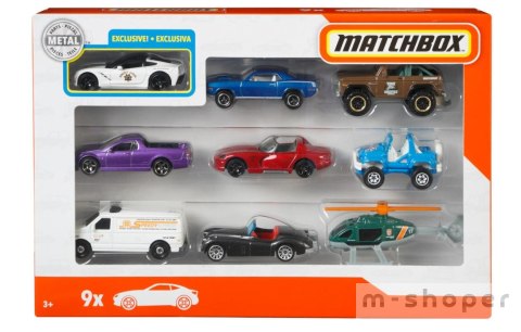 Matchbox Samochodziki 9-pak mix