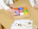 MASTERKIDZ Kubeczki I Klocki Kwadratowe Zabawka Drewniana Sorter Kolorów Montessori