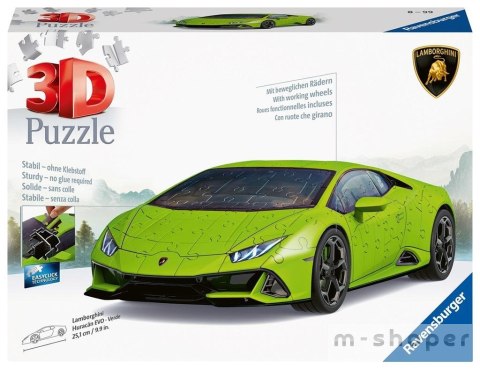 Puzzle 3D Lamborghini Huracn Evo verde