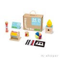 TOOKY TOY Box Pudełko XXL Montessori Edukacyjne 6w1 Sensoryczne 0-6 Mies