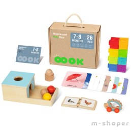 TOOKY TOY Box Pudełko XXL Montessori Edukacyjne 6w1 Sensoryczne 7-8 Mies