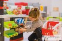 Smoby Czerwony Supermarket Elektroniczna Kasa światło dźwięk 42 akcesoria Wózek