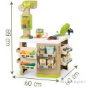 SMOBY Fresh Market Supermarket Sklep Kasa Skaner