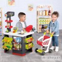 SMOBY Supermarket z Wózkiem, elektroniczną kasą, wagą i 42 akcesoriami