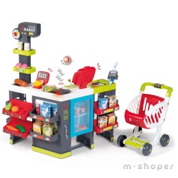 Smoby MaxiMarket z Wózkiem 50 akc Supermarket