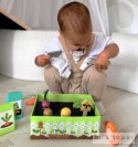 TOOKY TOY Drewniany Ogródek Warzywny Montessori Grządka Zestaw Ogrodnik