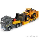 MAJORETTE Grand Ciężarówka Volvo z Koparką FH-16 2w1