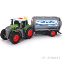 DICKIE Farm Traktor Fendt z przyczepką na mleko 26cm