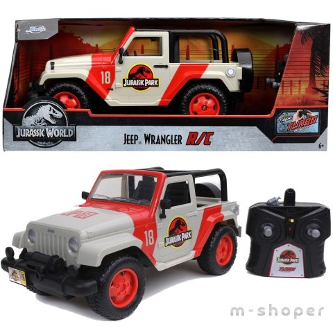 JADA Jurassic World Samochód RC Jeep Wrangler Zdalnie Sterowany