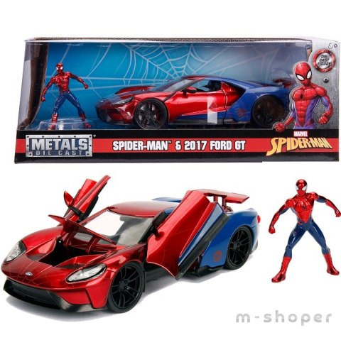 JADA Marvel Spiderman Samochód Ford GT 1:24 2017