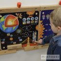 MASTERKIDZ Tablica Edukacyjna Ziemia Montessori