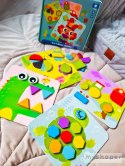 TOOKY TOY Puzzle 4 w 1 Układanka Klocki Mntessori