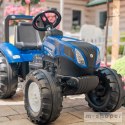 FALK Traktor na Pedały New Holland Duży z Przyczepką od 3 lat