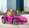 FEBER Lamborghini Aventador Pink samochód elektryczny 6V 3+