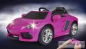 FEBER Lamborghini Aventador Pink samochód elektryczny 6V 3+