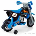 FEBER Motocykl Cross Pojazd na Akumulator RIDER 6V dla Dzieci + Kask