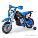 FEBER Motocykl Cross Pojazd na Akumulator RIDER 6V dla Dzieci + Kask