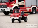 Rolly Toys Unimog Mercedes Benz Samochód na pedały Straż + Kogut