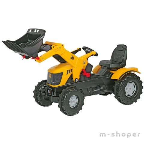 Rolly Toys rollyFarmTrac Traktor na pedały JCB z Łyżką Ciche Koła