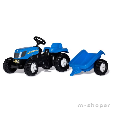 Rolly Toys rollyKid Traktor na pedały New Holland z przyczepką